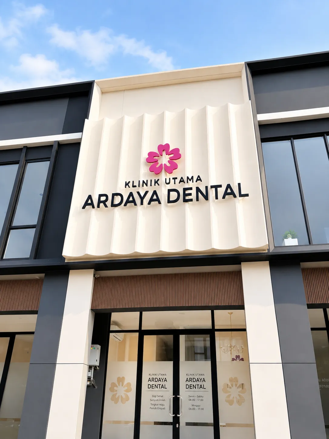 Portofolio fasad Klinik Utama Ardaya Dental Gading Serpong