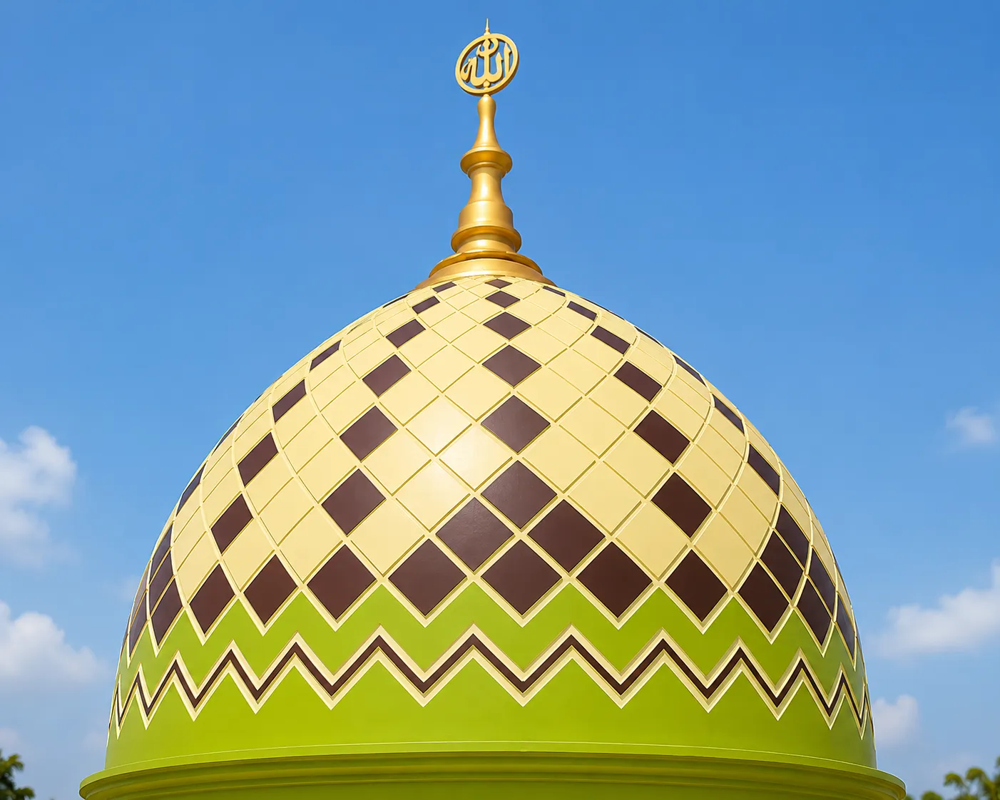 Portofolio pengerjaan kubah masjid